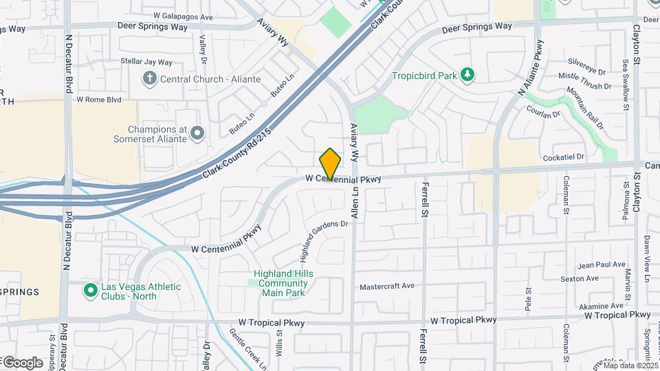 3802 Caribbean Blue Ave Map and Location Details