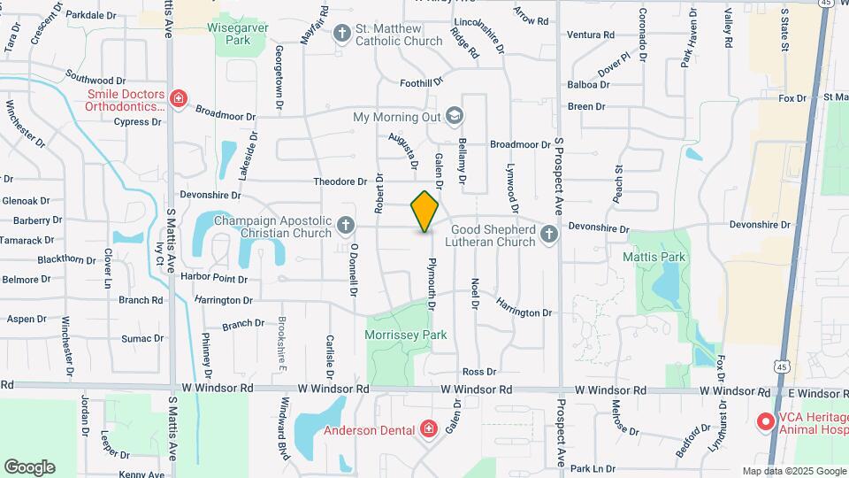 2103 Plymouth Dr Map and Location Details