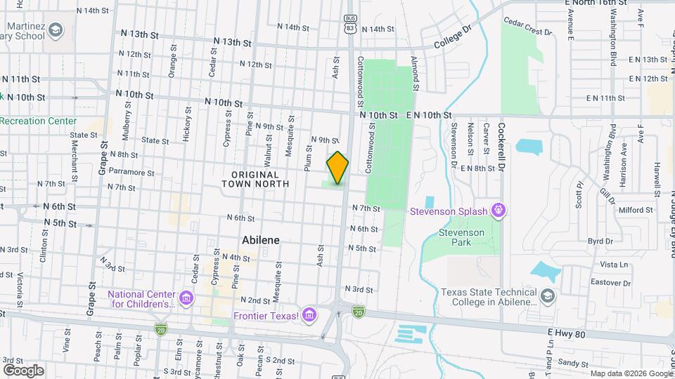 1414 W N Washington St Map and Location Details