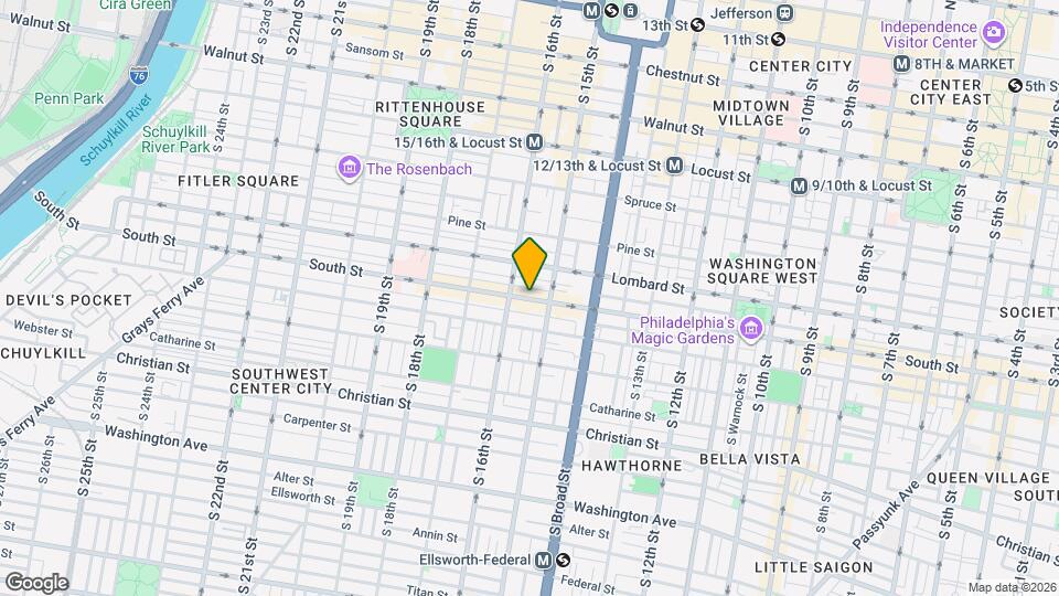 1549 S Lecount St Mapa y Detalles de la Ubicación