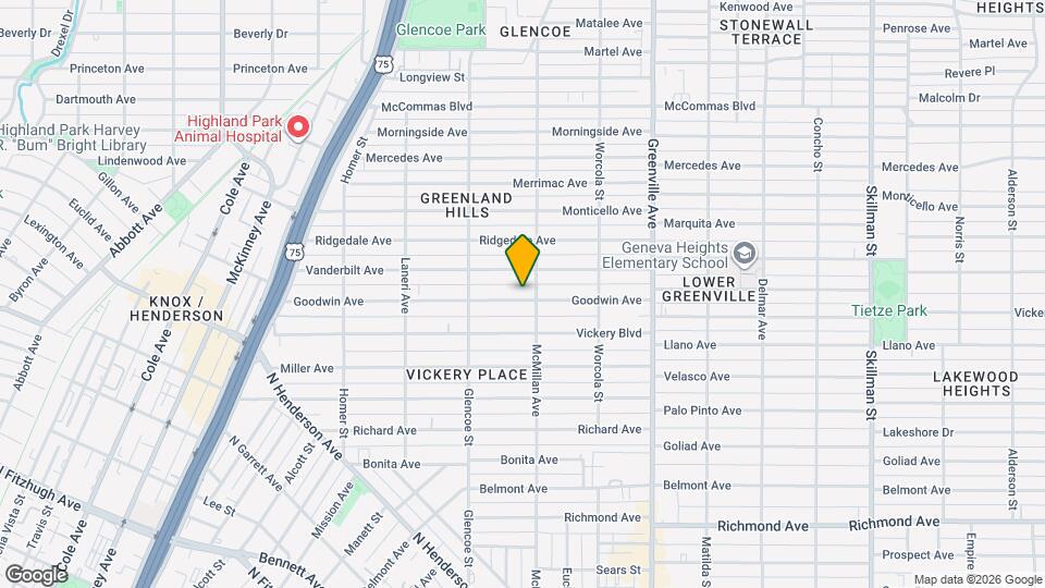 5449 Goodwin Ave Map and Location Details