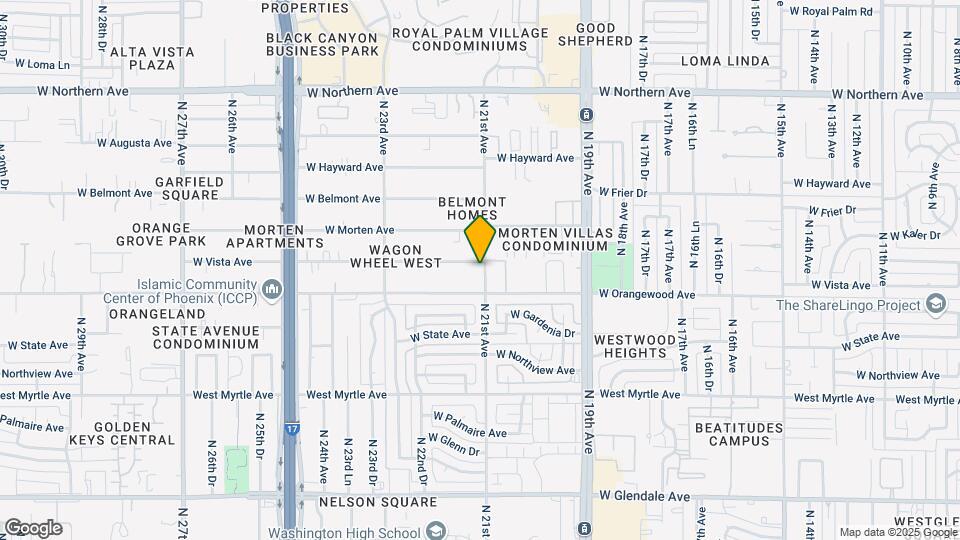 7516 N 21st Ave Mapa y Detalles de la Ubicación