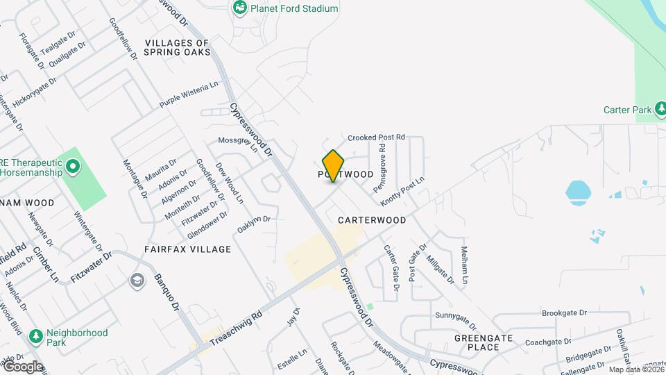 23203 Tree Bright Ln Map and Location Details