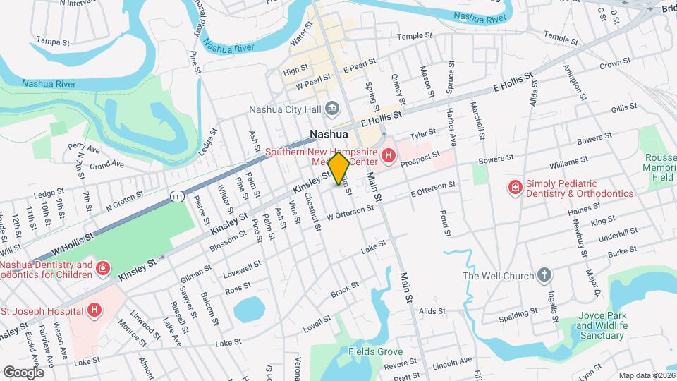 4 Oak St, Unit unit B Map and Location Details