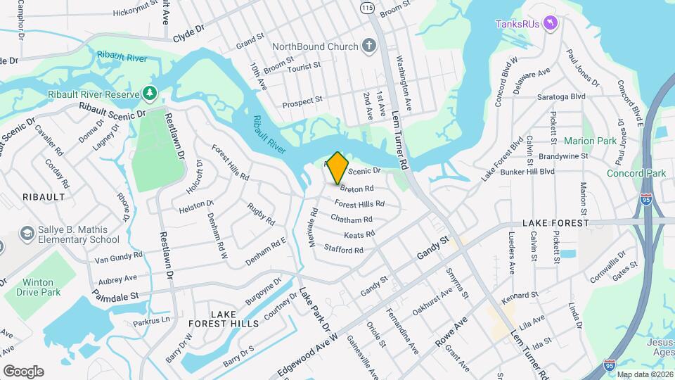 1544 Breton Rd Map and Location Details