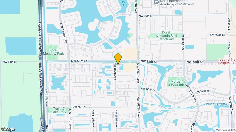 5725 NW 109th Ave Map and Location Details