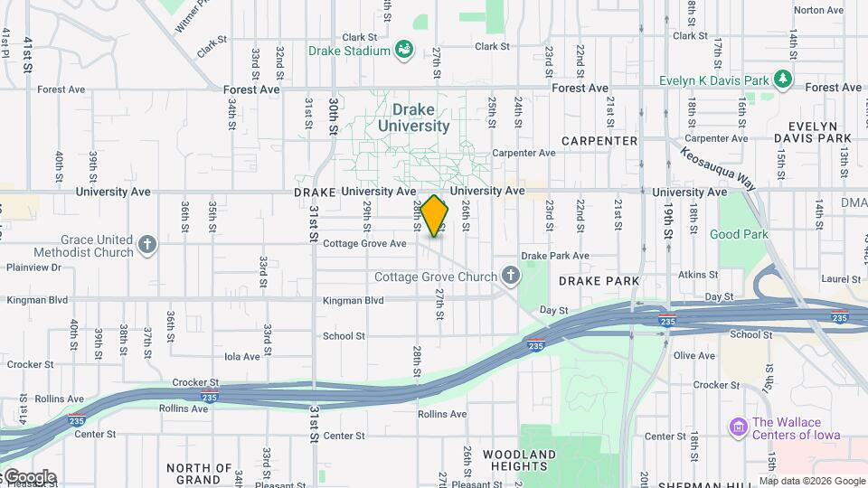 1108 27th St Map and Location Details