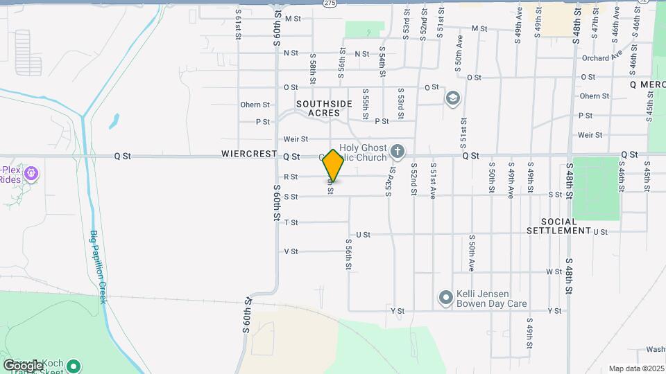 5315 S 57th St Map and Location Details