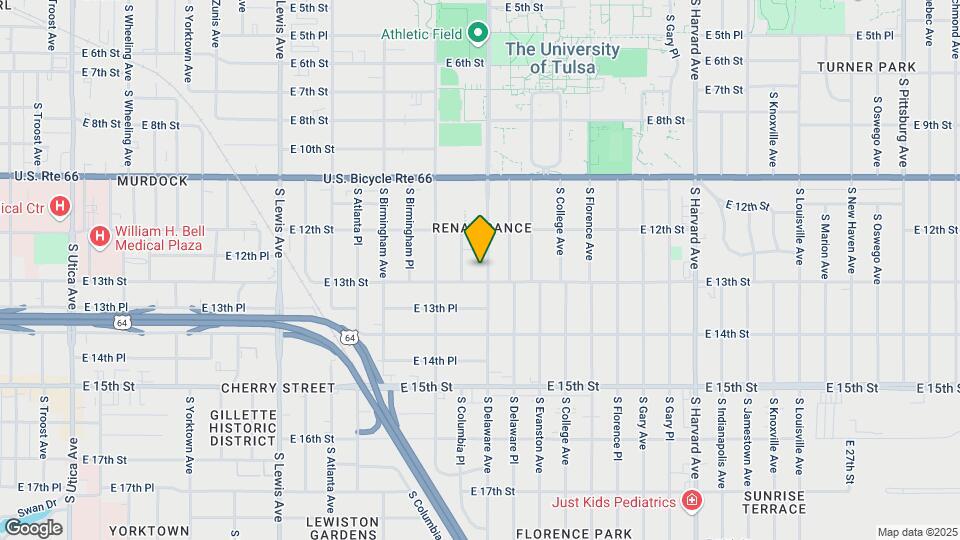 1240-1242 S Delaware Ave Map and Location Details