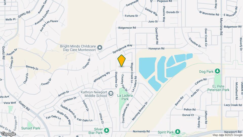 25025 Clover Creek Ln Map and Location Details