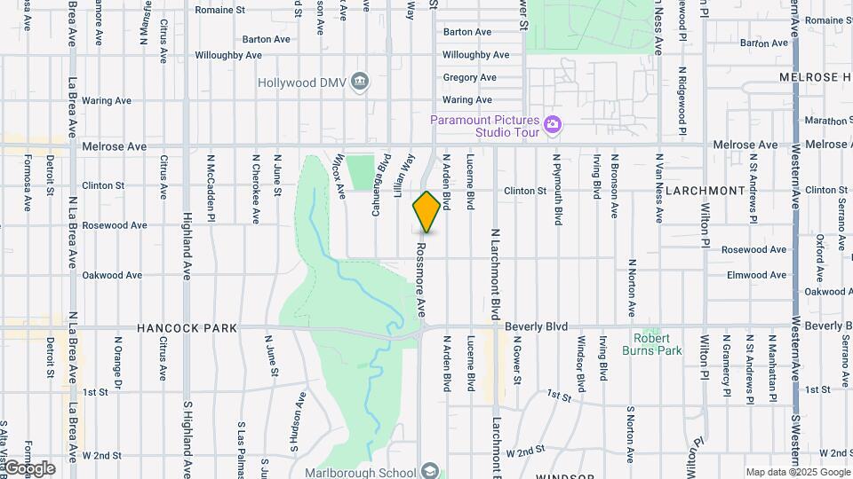 522-522 N Rossmore Ave Mapa y Detalles de la Ubicación