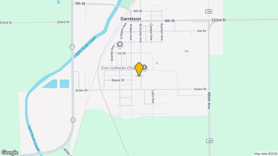 201 N Center Ave Map and Location Details