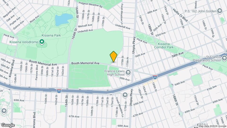 173-11 Booth Memorial Ave Map and Location Details