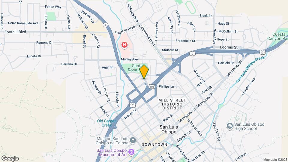 383.5 Lemon St Map and Location Details