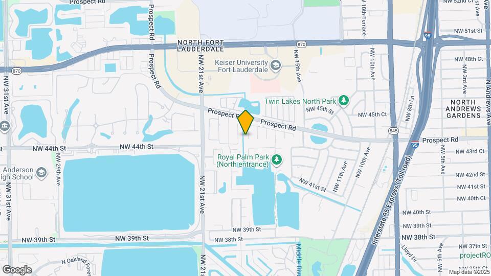 4455 NW 18th Terrace Map and Location Details