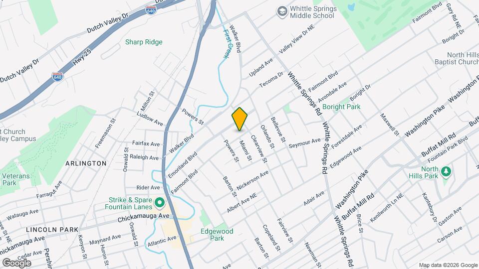 2103 Fairmont Blvd Map and Location Details