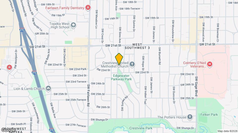 2220 SW Morningside Rd Map and Location Details