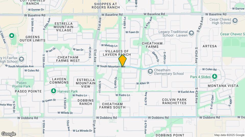 8402 S 48th Ln Map and Location Details