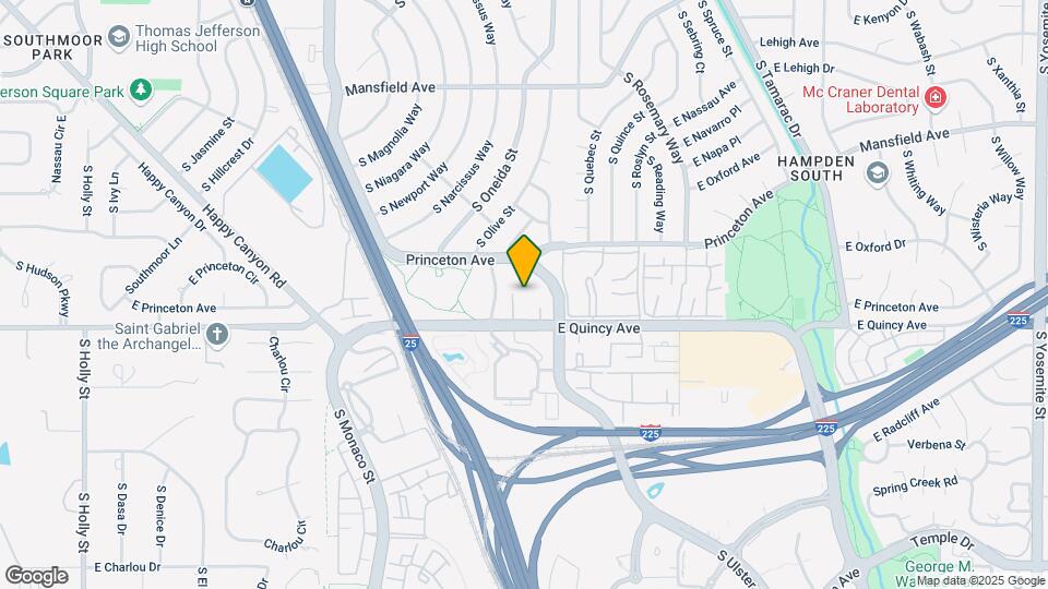 7250 Eastmoor Dr Map and Location Details