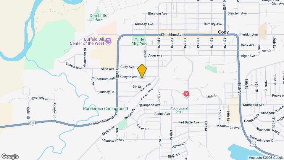 930 Canyon Ave Map and Location Details