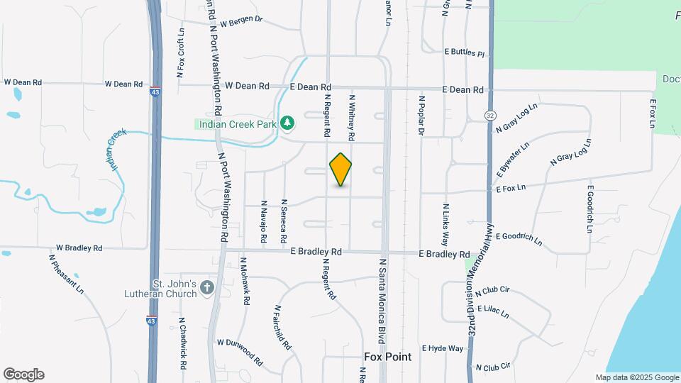 312 E Willow Rd Map and Location Details