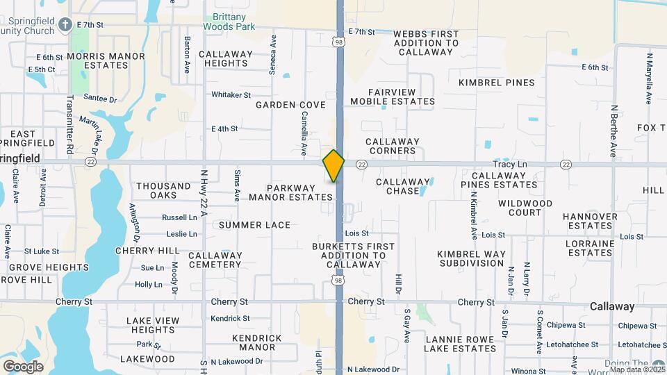 261 N Tyndall Pky Map and Location Details