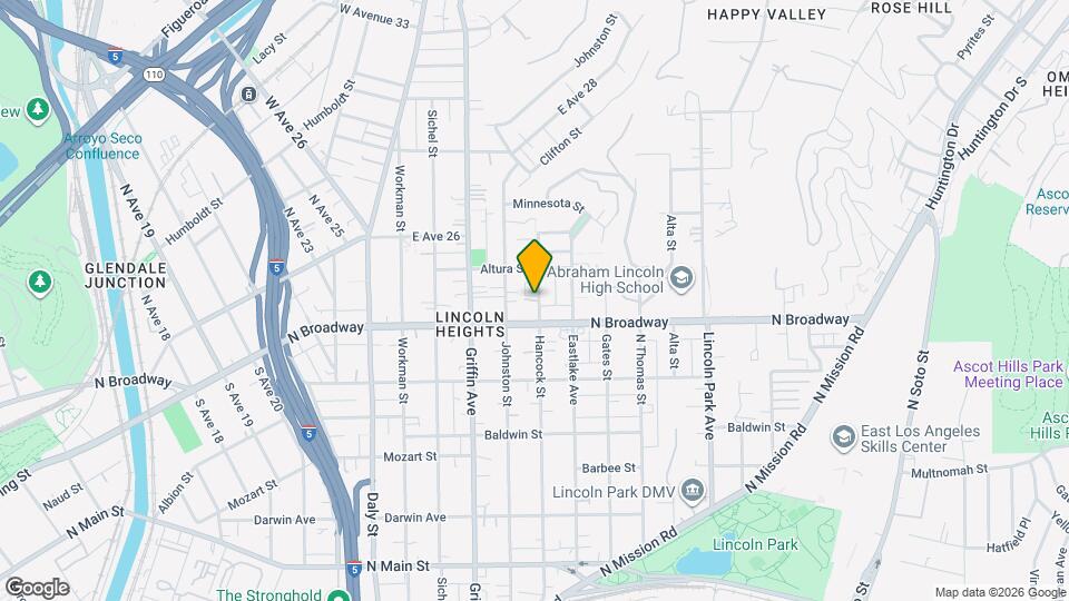 2423 Hancock St Mapa y Detalles de la Ubicación