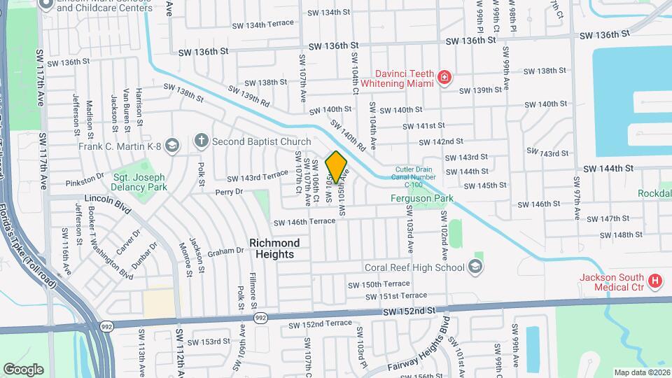 14510 SW 105th Ave Map and Location Details