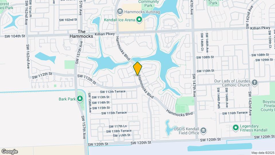 11037 SW 152nd Ct Map and Location Details