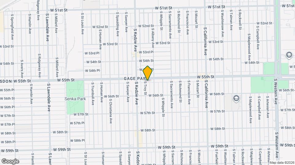 3123 W 55th St Map and Location Details