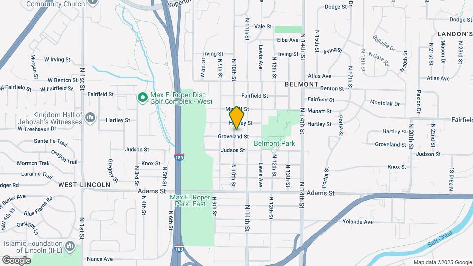 3500 N 10th St Map and Location Details