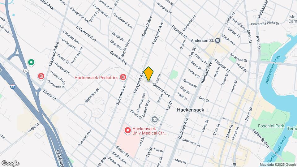 218 Prospect Ave Map and Location Details