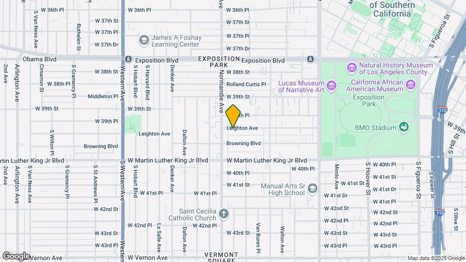 1260 Leighton Ave Map and Location Details