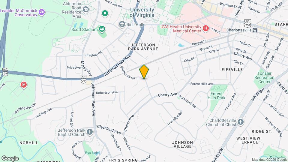 231 Shamrock Rd Map and Location Details