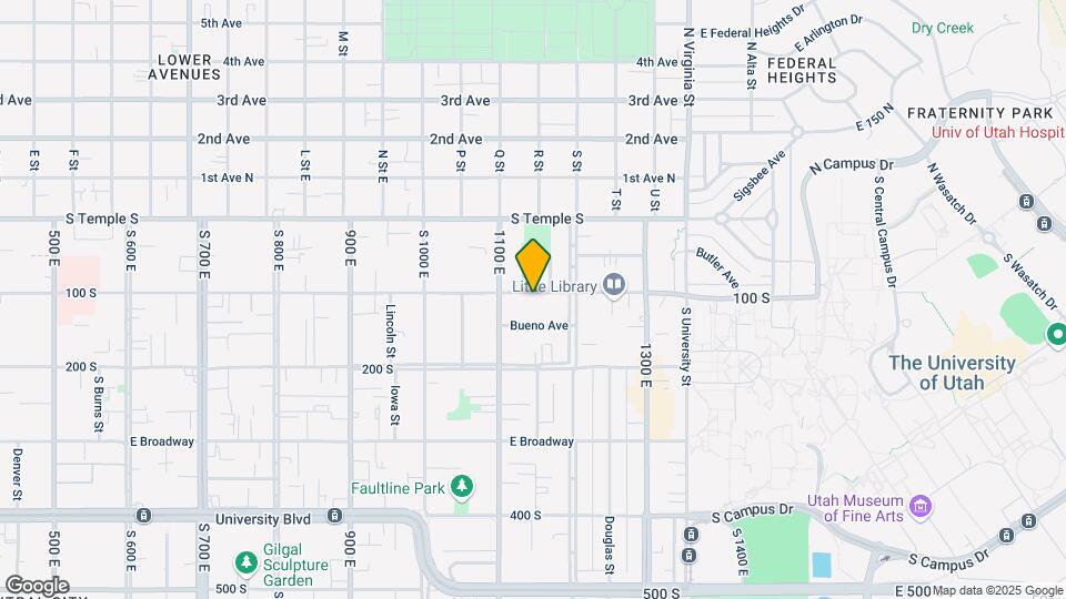 1136 E 100 S, Unit 2 Map and Location Details