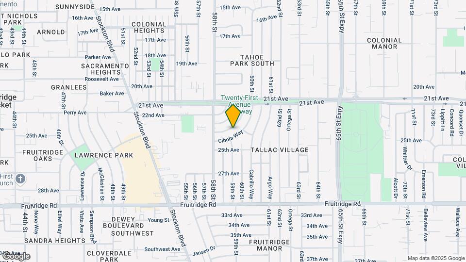 5400 Valletta Way Map and Location Details