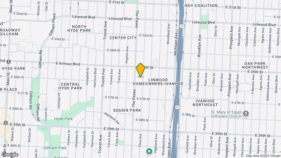 3534 Flora Ave Mapa y Detalles de la Ubicación