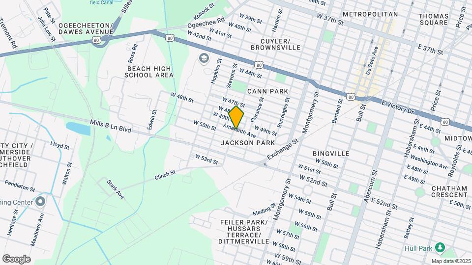 3302 Bulloch St Map and Location Details