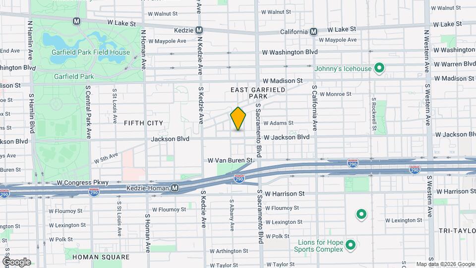 3044 W Jackson Blvd Map and Location Details