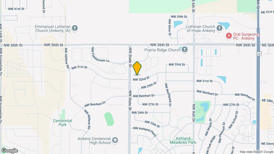 1418 NW 32nd St Mapa y Detalles de la Ubicación