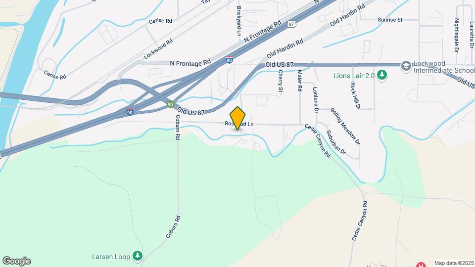 1345 Lockview St Map and Location Details