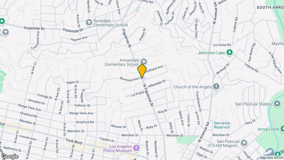 6847 N Figueroa St Map and Location Details