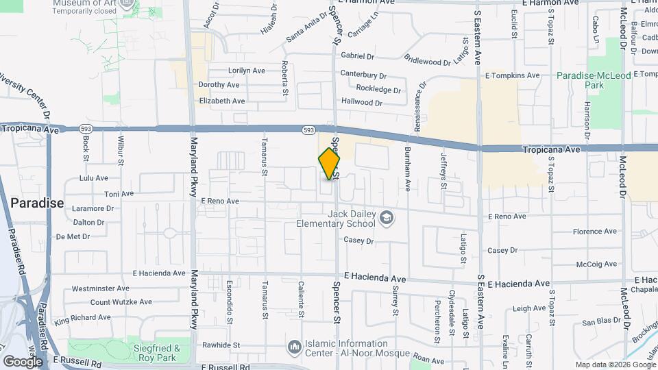 5047 Spencer St Map and Location Details