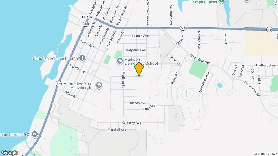 1025 Garfield Ave Map and Location Details