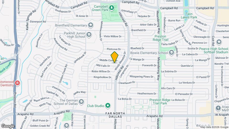 6943 Mill Falls Dr Map and Location Details