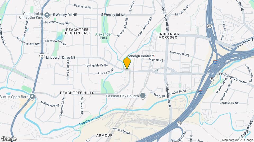 425 Lindbergh Dr NE Map and Location Details