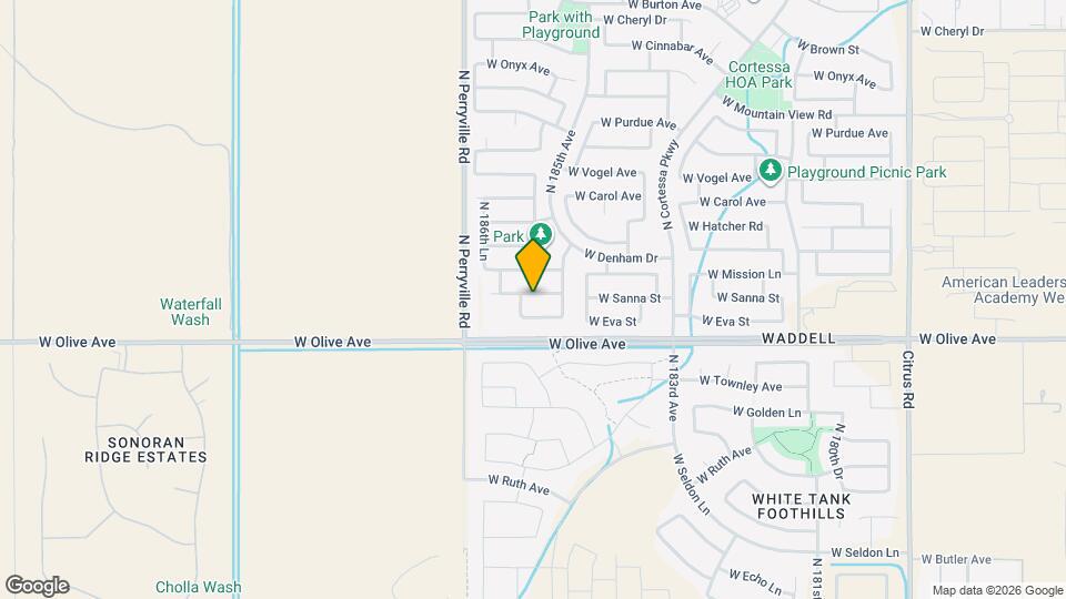 18545 W Sanna St Mapa y Detalles de la Ubicación