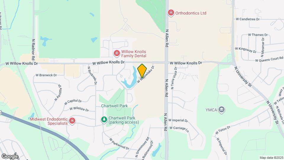 2714 W Willowlake Dr Map and Location Details