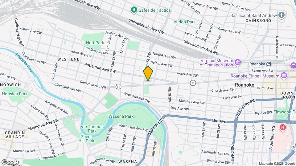 917 Campbell Ave SW, Unit A Map and Location Details