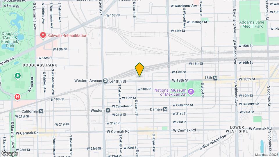 2148 W 18th St Map and Location Details
